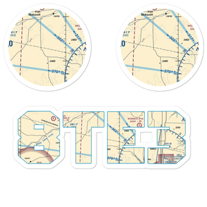 Lopez Ranch Airport (8TE3) VFR Sectional Sticker Pack