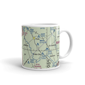 Wall Flying Service Airport (8TE1) VFR Sectional  Mug