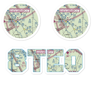 Gillingham Airport (8TE0) VFR Sectional Sticker Pack