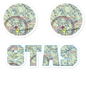 Star Dusters Airport (8TA9) VFR Sectional Sticker Pack
