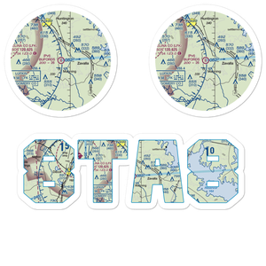 Bufords Field (8TA8) VFR Sectional Sticker Pack