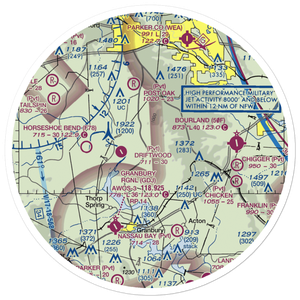 Stark Field (8TA7) VFR Sectional Sticker (30 mile)