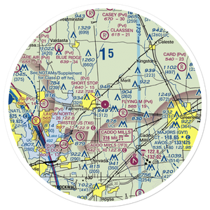 Short Stop Airport (8TA5) VFR Sectional Sticker (30 mile)