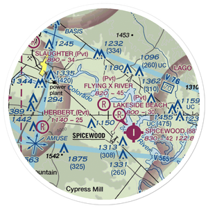 Flying X River Ranch Airport (8TA3) VFR Sectional Sticker (20 mile)