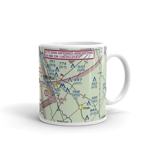 John B Connally Ranch Airport (8TA0) VFR Sectional  Mug