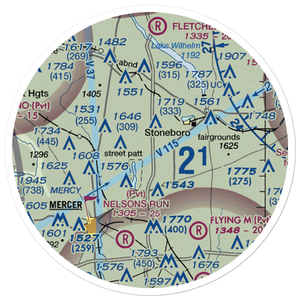 Still Meadow Farm Airport (8PS2) VFR Sectional Sticker (20 mile)