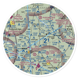 Still Meadow Farm Airport (8PS2) VFR Sectional Sticker (30 mile)