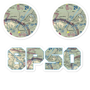 Middlebury Airport (8PS0) VFR Sectional Sticker Pack