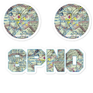 Lost Acres Airport (8PN0) VFR Sectional Sticker Pack