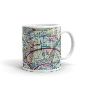 Sunny Rest Airport (8PA8) VFR Sectional  Mug