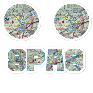 Sunny Rest Airport (8PA8) VFR Sectional Sticker Pack