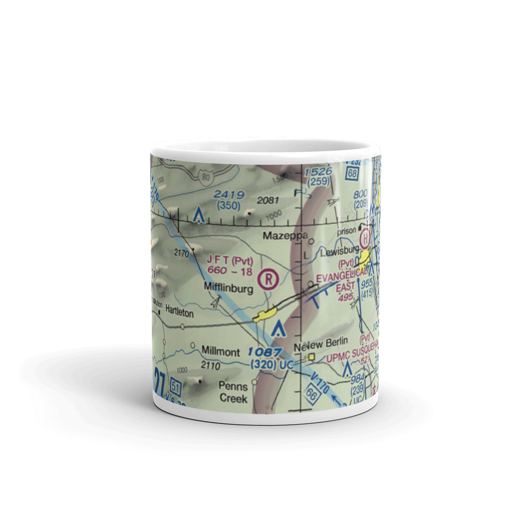 J F T Airport (8PA4) VFR Sectional  Mug 