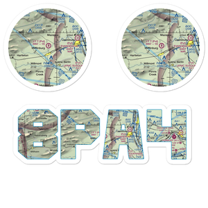 J F T Airport (8PA4) VFR Sectional Sticker Pack