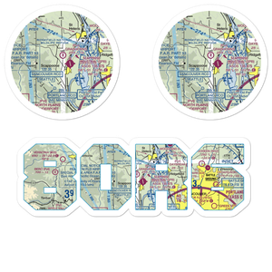 Grabhorn's Airport (8OR6) VFR Sectional Sticker Pack