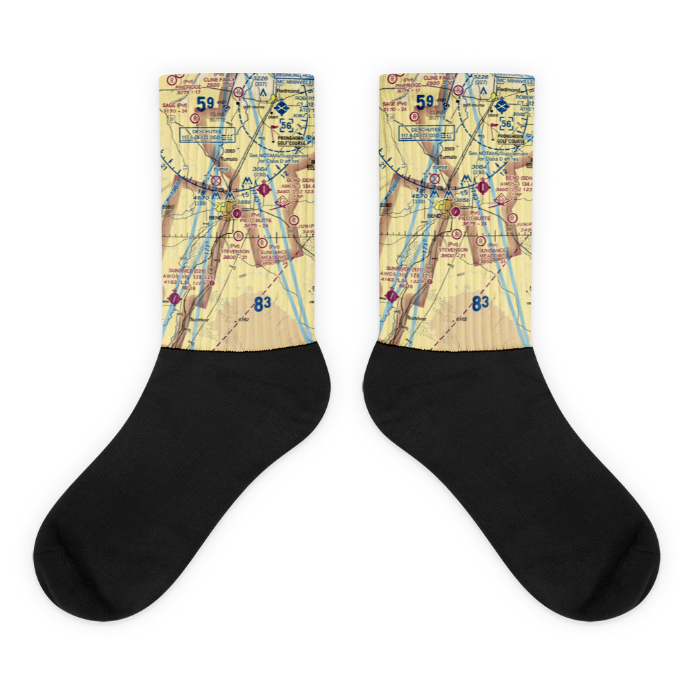 Pilot Butte Airport (8OR5) VFR Sectional Socks 