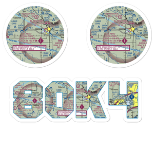Brandley Airport (8OK4) VFR Sectional Sticker Pack