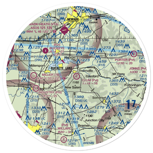 Clum Airport (8OI5) VFR Sectional Sticker (30 mile)