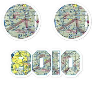 Brannon Field (8OI0) VFR Sectional Sticker Pack