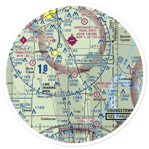 Allen Airport (8OH8) VFR Sectional Sticker (30 mile)