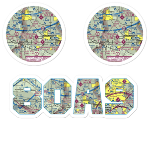 Margos Sky Ranch Airport (8OA9) VFR Sectional Sticker Pack