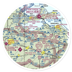 Warner Airstrip (8OA6) VFR Sectional Sticker (30 mile)