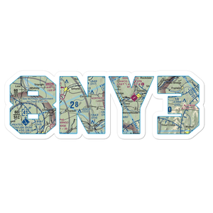 North Fork Airport (8NY3) VFR Sectional Sticker