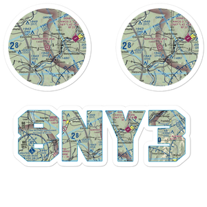 North Fork Airport (8NY3) VFR Sectional Sticker Pack