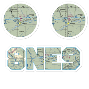 C A M P Airport (8NE9) VFR Sectional Sticker Pack