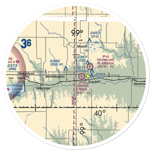 Smith Airport (8NE7) VFR Sectional Sticker (30 mile)