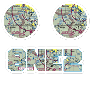 P & R Airport (8NE2) VFR Sectional Sticker Pack