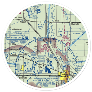 Heyde Airport (8ND4) VFR Sectional Sticker (30 mile)