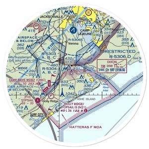 Winding Creek Airport (8NC3) VFR Sectional Sticker (30 mile)