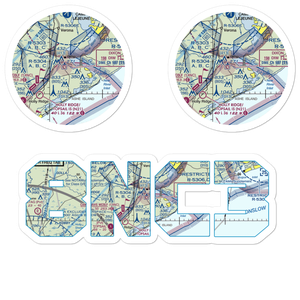 Winding Creek Airport (8NC3) VFR Sectional Sticker Pack
