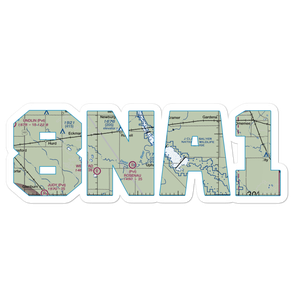 Deep River Seaplane Base (8NA1) VFR Sectional Sticker