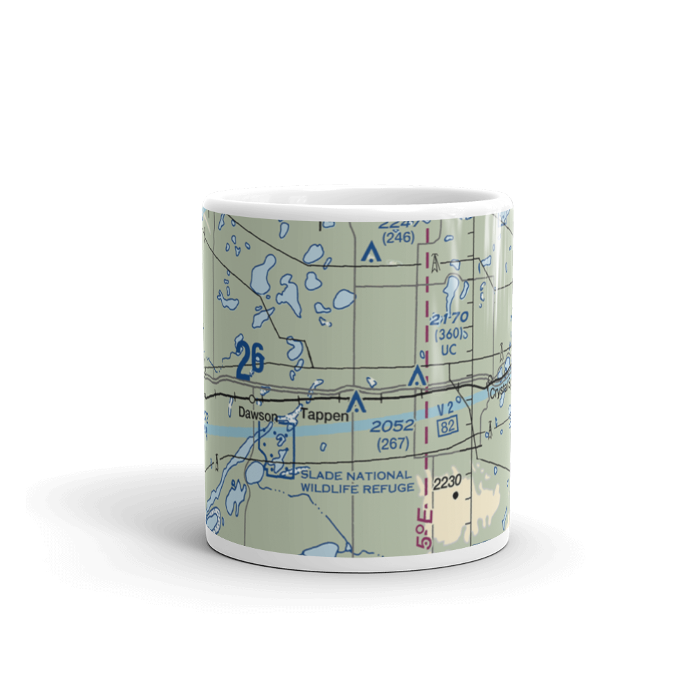 Tappen Airstrip (8NA0) VFR Sectional  Mug 