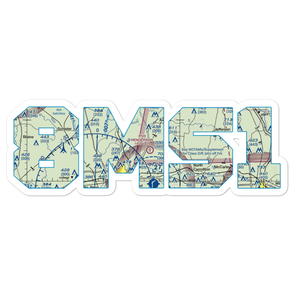 Henderson Airport (8MS1) VFR Sectional Sticker