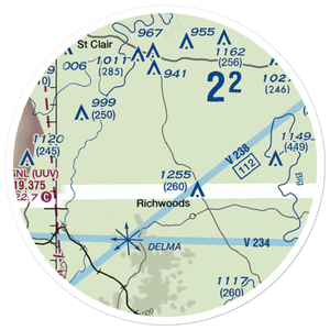 Joan Lake Airport (8MO4) VFR Sectional Sticker (20 mile)