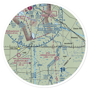 Porter Airport (8MN8) VFR Sectional Sticker (30 mile)
