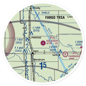 Aslesen Airport (8MN2) VFR Sectional Sticker (20 mile)