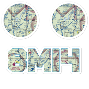 Howe Airport (8MI4) VFR Sectional Sticker Pack