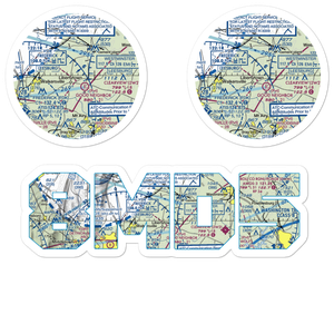 Harrison Farm Airport (8MD5) VFR Sectional Sticker Pack