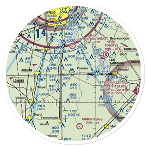 Donald A. Hamilton Airport (8LL7) VFR Sectional Sticker (30 mile)