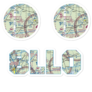 Nance Airport (8LL0) VFR Sectional Sticker Pack