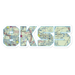 Blue Sky Airport (8KS5) VFR Sectional Sticker