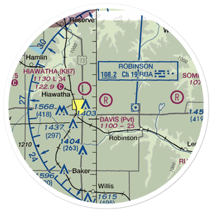 Davis Airfield (8KS3) VFR Sectional Sticker (20 mile)