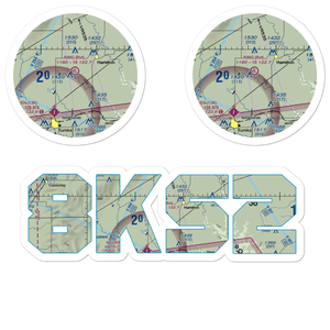 King Ranch Airport (8KS2) VFR Sectional Sticker Pack