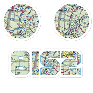 Kilsoquah Farm Airport (8IS2) VFR Sectional Sticker Pack