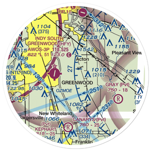 Robinson Field (8IN2) VFR Sectional Sticker (20 mile)