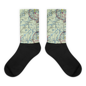 Robertson's Roost Airport (8IL6) VFR Sectional Socks