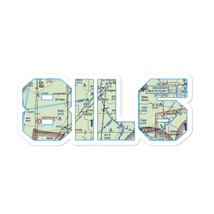 Robertson's Roost Airport (8IL6) VFR Sectional Sticker